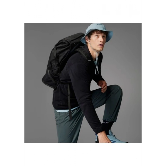 adidas Multi Essentials 1/2 Zip Fleece Erkek Siyah Dik Yaka Sweatshirt