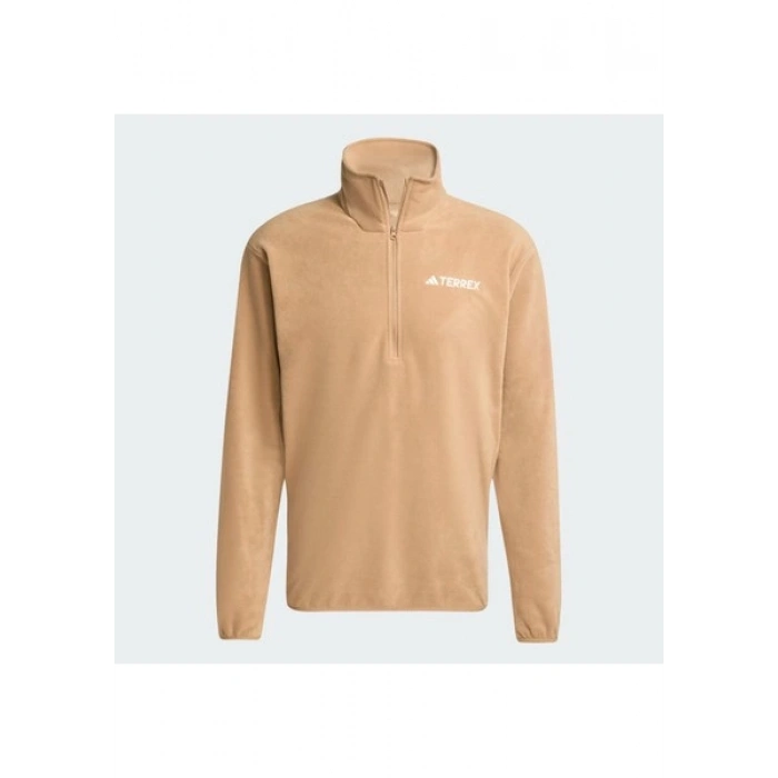adidas Multi Essentials Erkek Bej Dik Yaka Sweatshirt