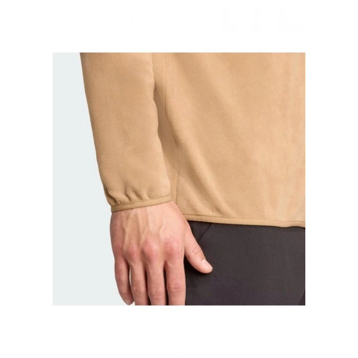 adidas Multi Essentials Erkek Bej Dik Yaka Sweatshirt