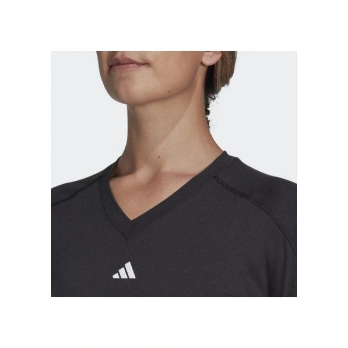 Adidas Performance HN5543 AEROREADY Train Essentials Minimal Branding V-Neck Tee