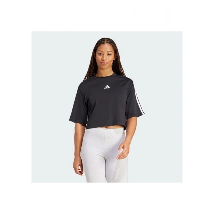 adidas Sportswear Essentials 3-Stripes Cotton Loose Tişört JD4998