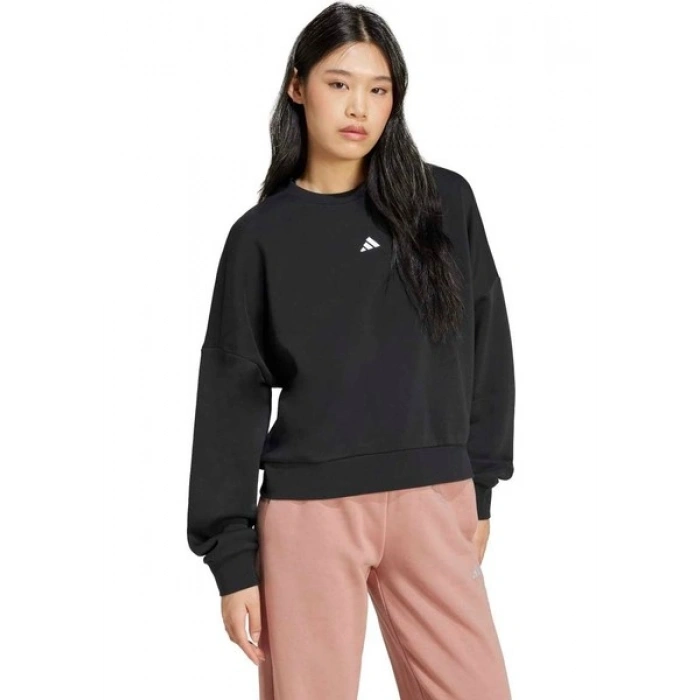 Adidas Sportswear JC5932 Essentials Feelcozy Küçük Logolu Sweatshirt