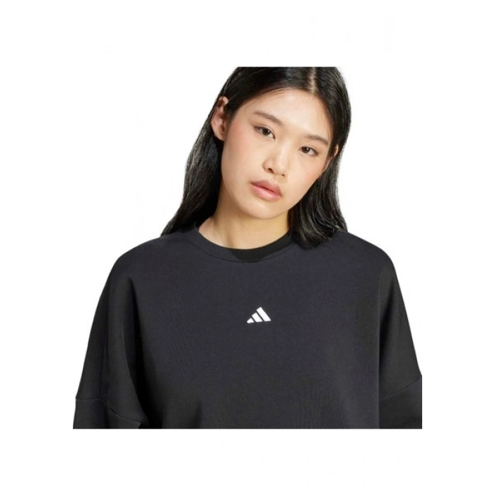 Adidas Sportswear JC5932 Essentials Feelcozy Küçük Logolu Sweatshirt