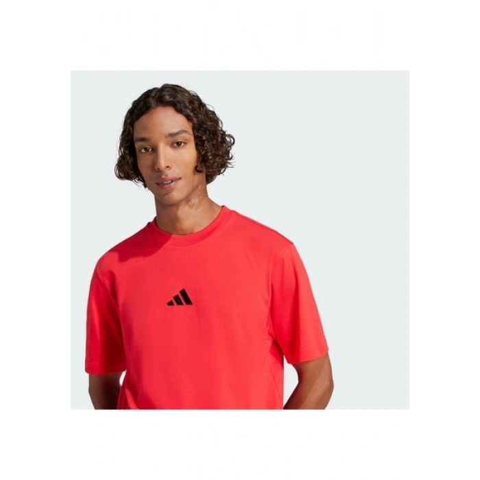 Adidas Sportswear JF1095 Essentials Small Logo Single Jersey Tee