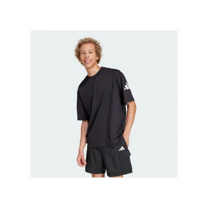 adidas Sportswear JF3615 Essentials Loose Fit 3 Bar Logo Tee