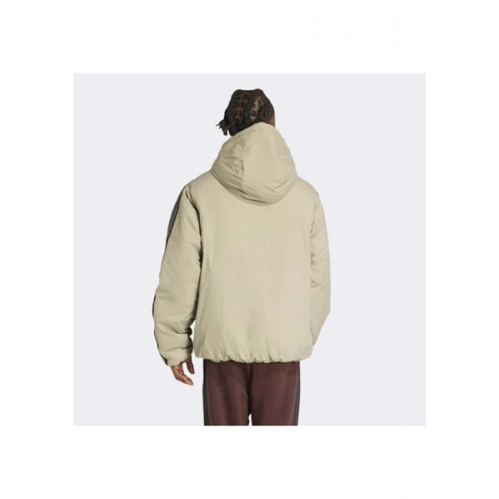 Adidas Sportswear JM4041 Essentials CLIMAWARM 3-Stripes Insulated Hooded Jacket