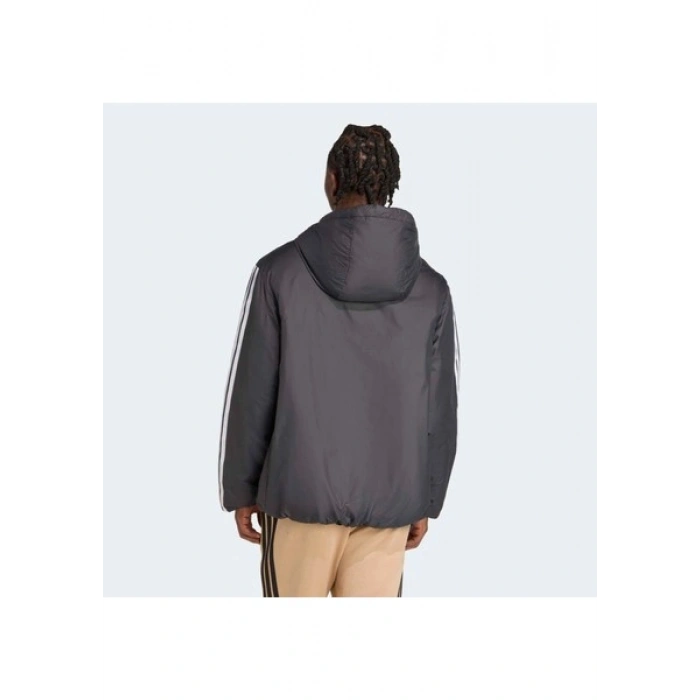 Adidas Sportswear JM4042 Essentials CLIMAWARM 3-Stripes Insulated Hooded Jacket