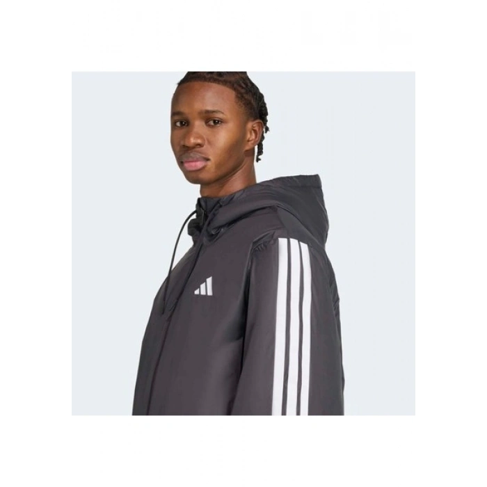 Adidas Sportswear JM4042 Essentials CLIMAWARM 3-Stripes Insulated Hooded Jacket
