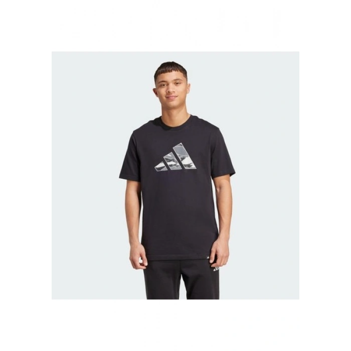 Adidas Sportswear JM6381 Camo Logo Graphic Tişört