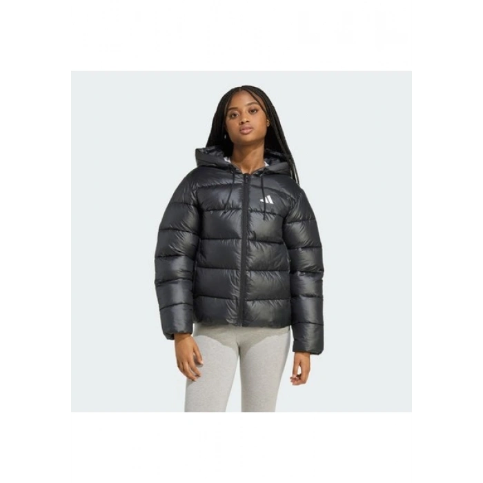 Adidas Sportswear JV7767 Essentials CLIMAWARM Synthetic Down Puffer Hooded Jackets