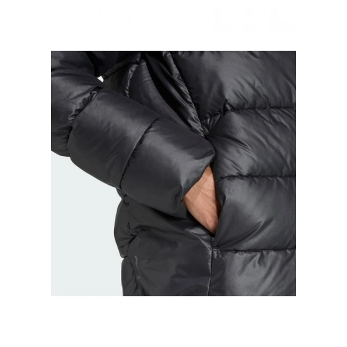 Adidas Sportswear JX7787 Essentials CLIMAWARM Synthetic Down Puffer Hooded Jackets