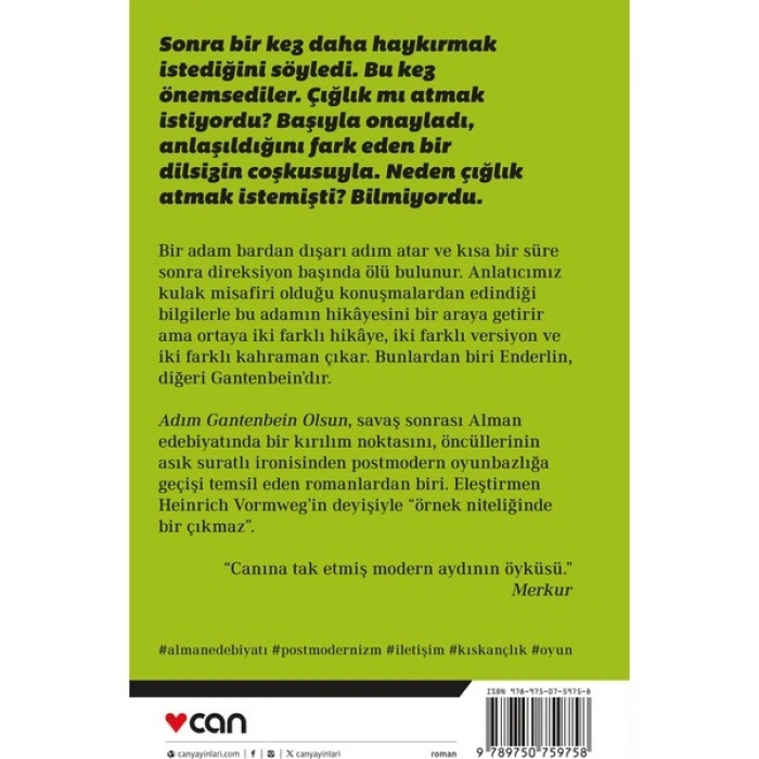 Adım Gantenbein Olsun - Max Frisch