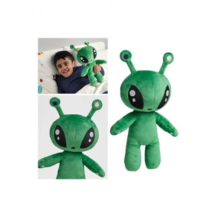 Aftonsparv 34 Cm Yeşil Uzaylı Alien Yumuşak Peluş Oyuncak