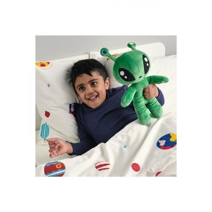 Aftonsparv 34 Cm Yeşil Uzaylı Alien Yumuşak Peluş Oyuncak