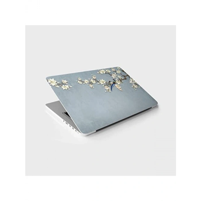 Ağaç Kuş Temalı Laptop Sticker, Etiket