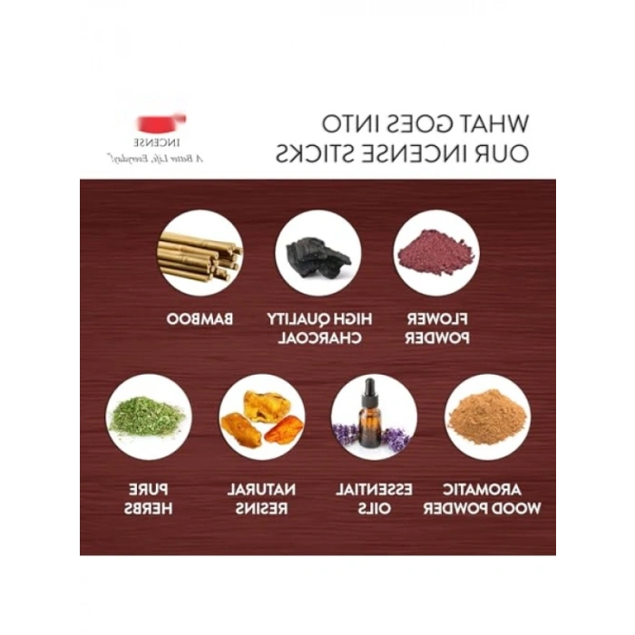 Ağacı Tütsü Çubukları - 120 Adet Set