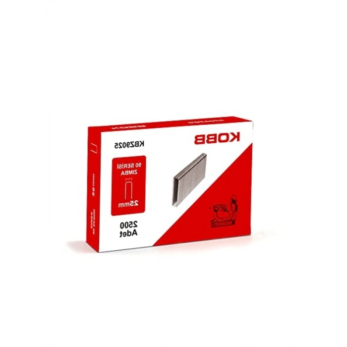 Ağır Hizmet Tipi 25 mm Zımba Teli, 2500 Adet Paket İçeriği