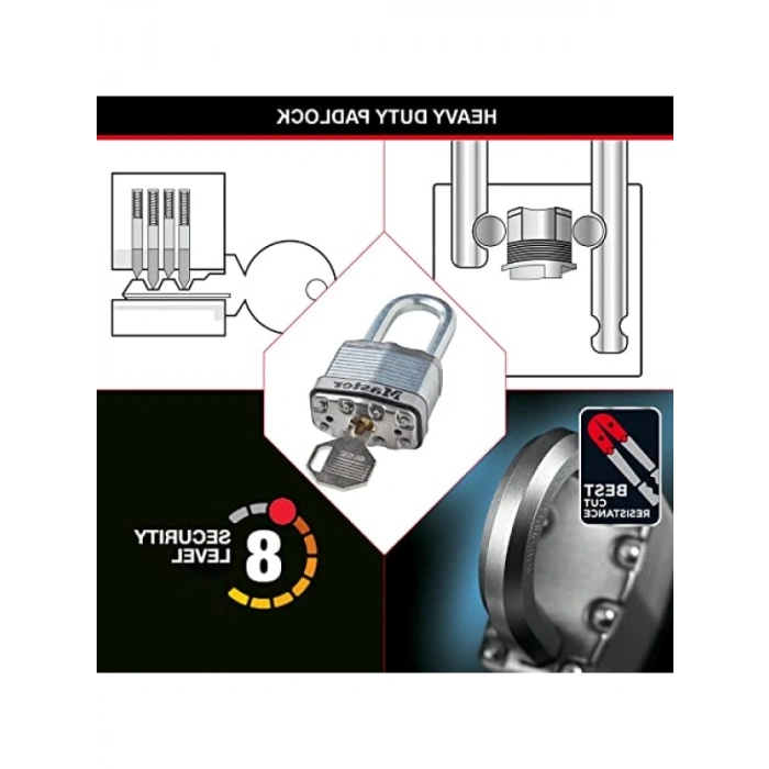 Ağır Hizmet Tipi Asma Kilit, Hava Koşullarına Dayanıklı