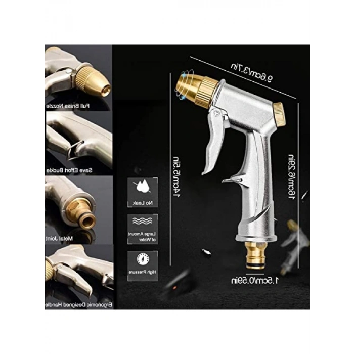 Ağır Hizmet Tipi Metal Su Tabancası, 4 Modlu Püskürtme