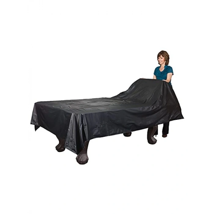 Ağır Hizmet Tipi Vinil Bilardo Masa Örtüsü - Siyah