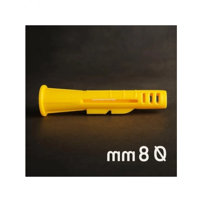 Ağır Yük Taşıma Kapasiteli Sarı Roket Dübel - 100 Adet Set