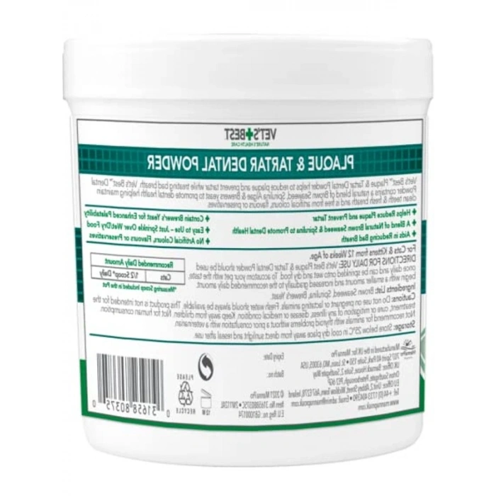 Ağız Bakım Tozu - Kedi Plak Tartar Önleyici, 45 gr