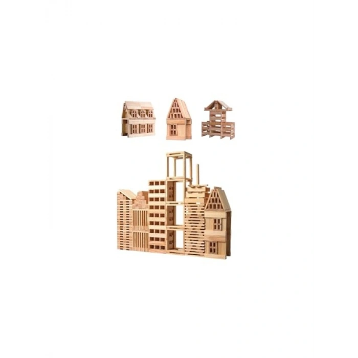 Ahşap Bloklar ile Eğlenceli Yapı Seti
