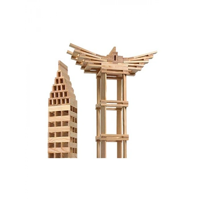 Ahşap Bloklar ile Eğlenceli Yapı Seti