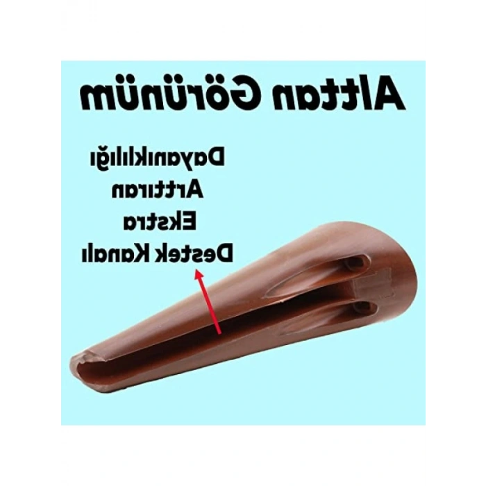 Ahşap Desenli 20 cm Koltuk Ayağı - Lüks Mobilya Baza