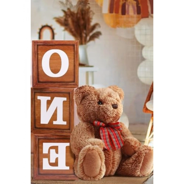 Ahşap Doğum Günü Kutlama Seti - 1 Yaş İçin