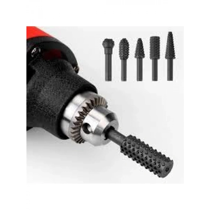 Ahşap Döner Törpü Seti, 5 Parça