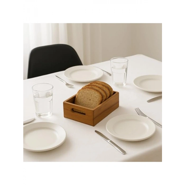 Ahşap Ekmeklik, Doğal Akasya Ağacından Üretilmiş