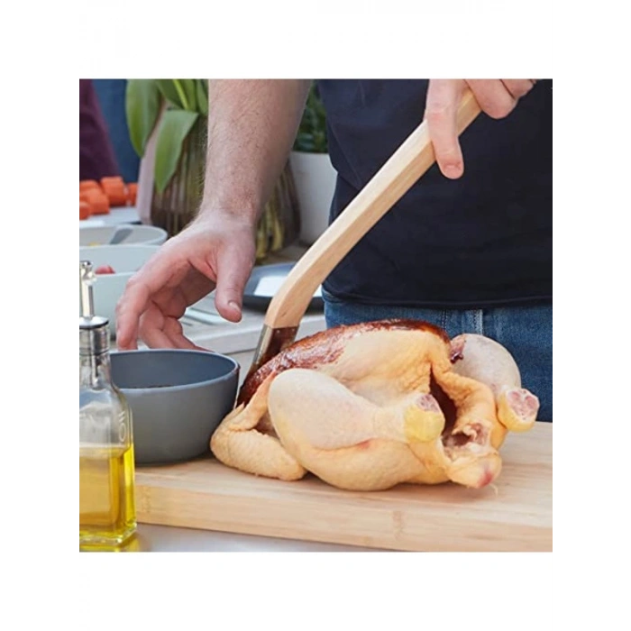 Ahşap Fırça, 47 cm Uzunluk, Dayanıklı ve Kullanışlı Tasarım