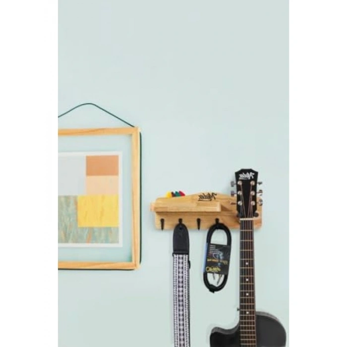 Ahşap Gitar Standı Duvar Askısı - Şık ve Kaliteli