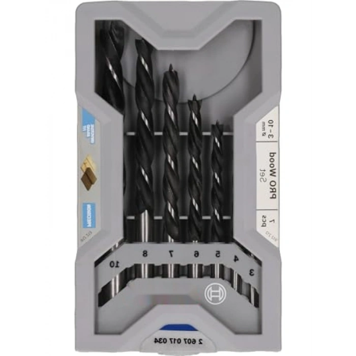 Ahşap İçin Hassas Delme Matkap Ucu Seti - 7 Parça