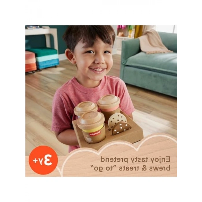 Ahşap Kahve Seti, Eğitici Oyun Aksesuarı