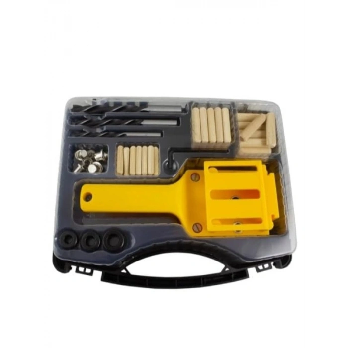 Ahşap Kavela Açma Kılavuz Seti - Hassas Delik Açma