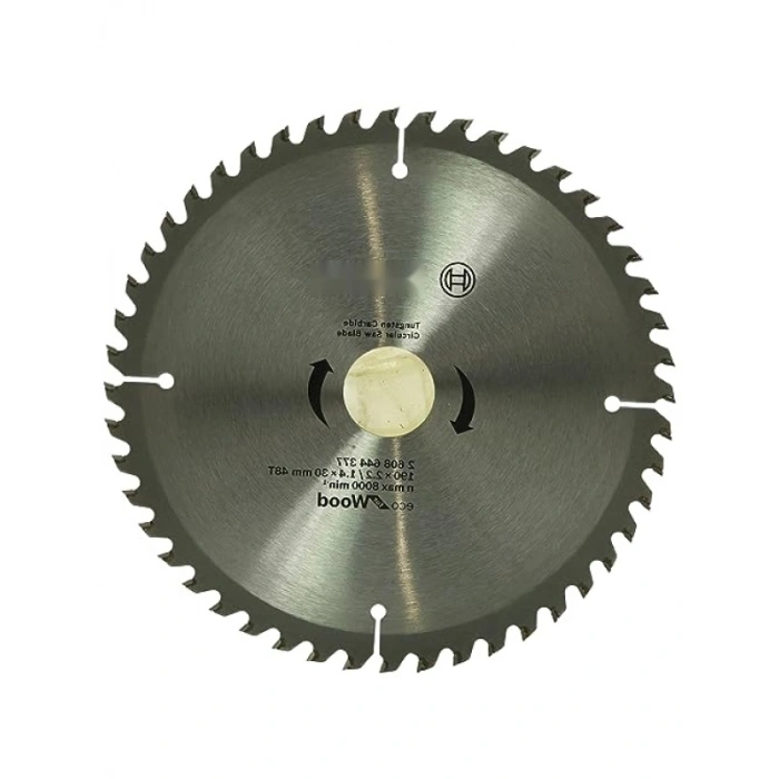 Ahşap Kesim İçin 190 mm Daire Testere Bıçağı, 48 Diş