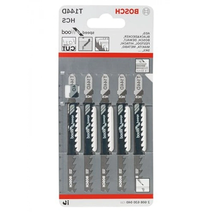 Ahşap Kesim için Hızlı Kesim Dekupaj Testeresi Bıçağı, 5li Paket