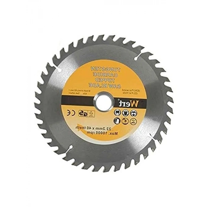 Ahşap Kesme Testeresi, Ø 115 mm, Tungsten Karpit Uçlu