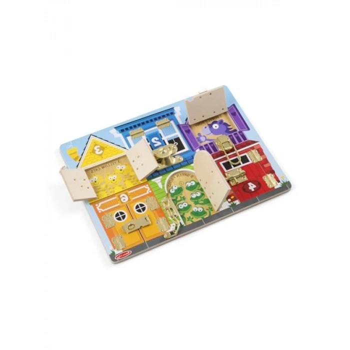 Ahşap Kilitli Çilingir Tahtası Oyuncak