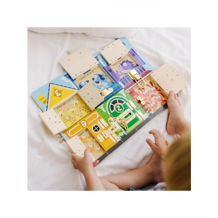 Ahşap Kilitli Çilingir Tahtası Oyuncak