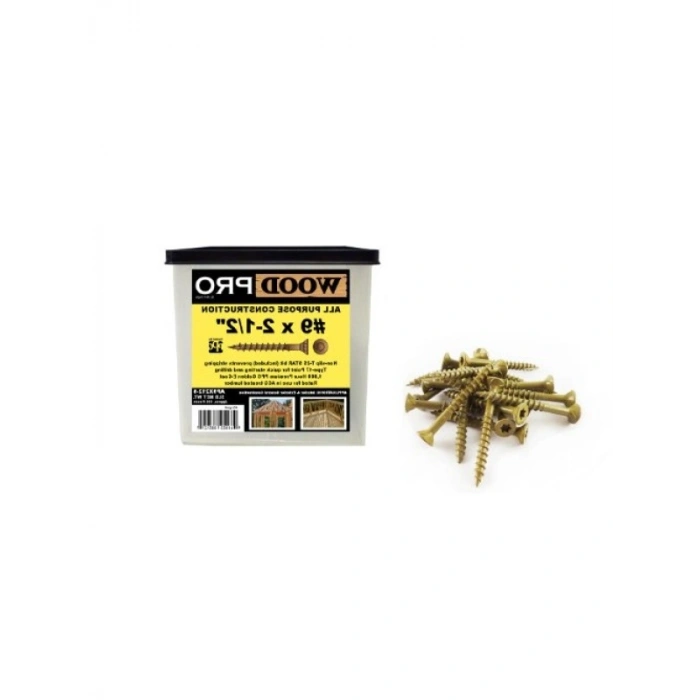 Ahşap Konstrüksiyon Vida Seti, 500 Adet