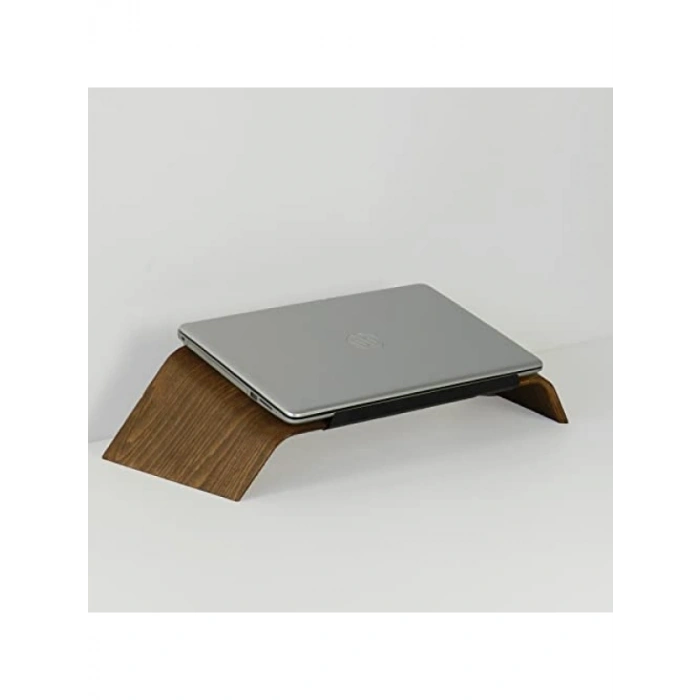 Ahşap Laptop Tutucu - Yükseltilebilir Tasarım