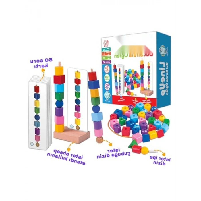 Ahşap Malzemeden Üretilmiş Tasarım Oyun Seti