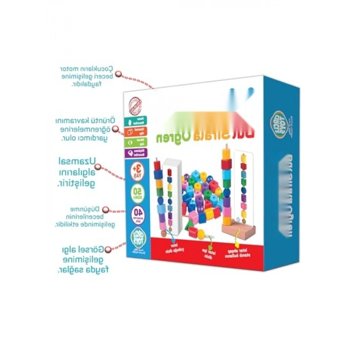 Ahşap Malzemeden Üretilmiş Tasarım Oyun Seti