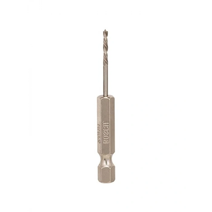 Ahşap Matkap Ucu, Gri Renk, 2 mm Çapında, 62 mm Uzunluk