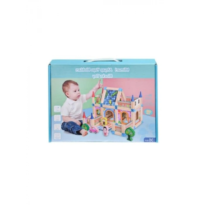 Ahşap Mimari Yapı Blokları - Yaratıcı İnşaat Seti