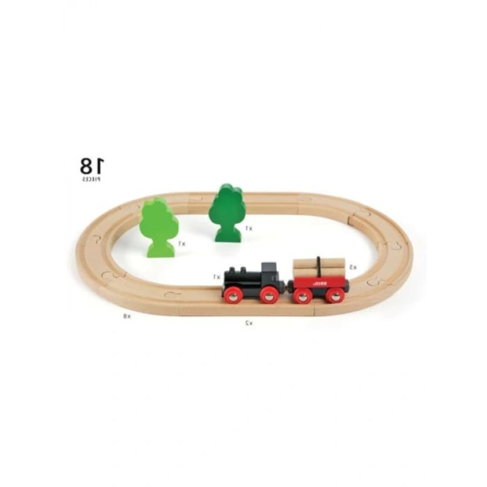 Ahşap Orman Tren Seti