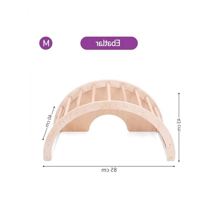 Ahşap Pikler Kemer, Montessori Oyun Seti ile Eğlenceli Deneyim